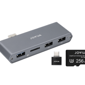 Dual-Function Storage HUB (MicroSD Reader & Tesla USB)