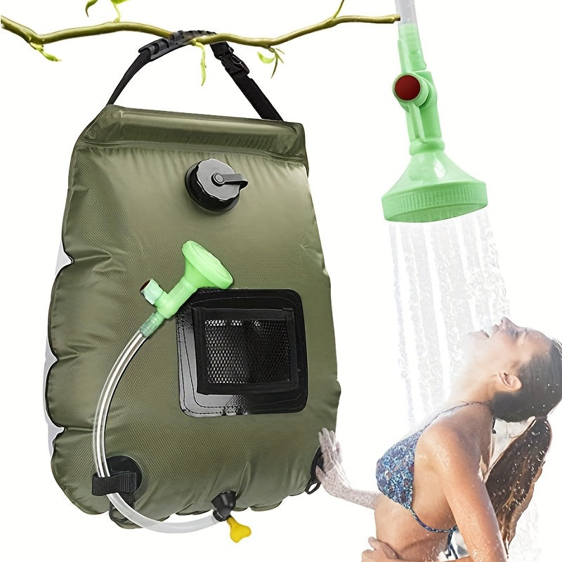 Solar Camping Shower Bag with Hose & Head - Imagem 2