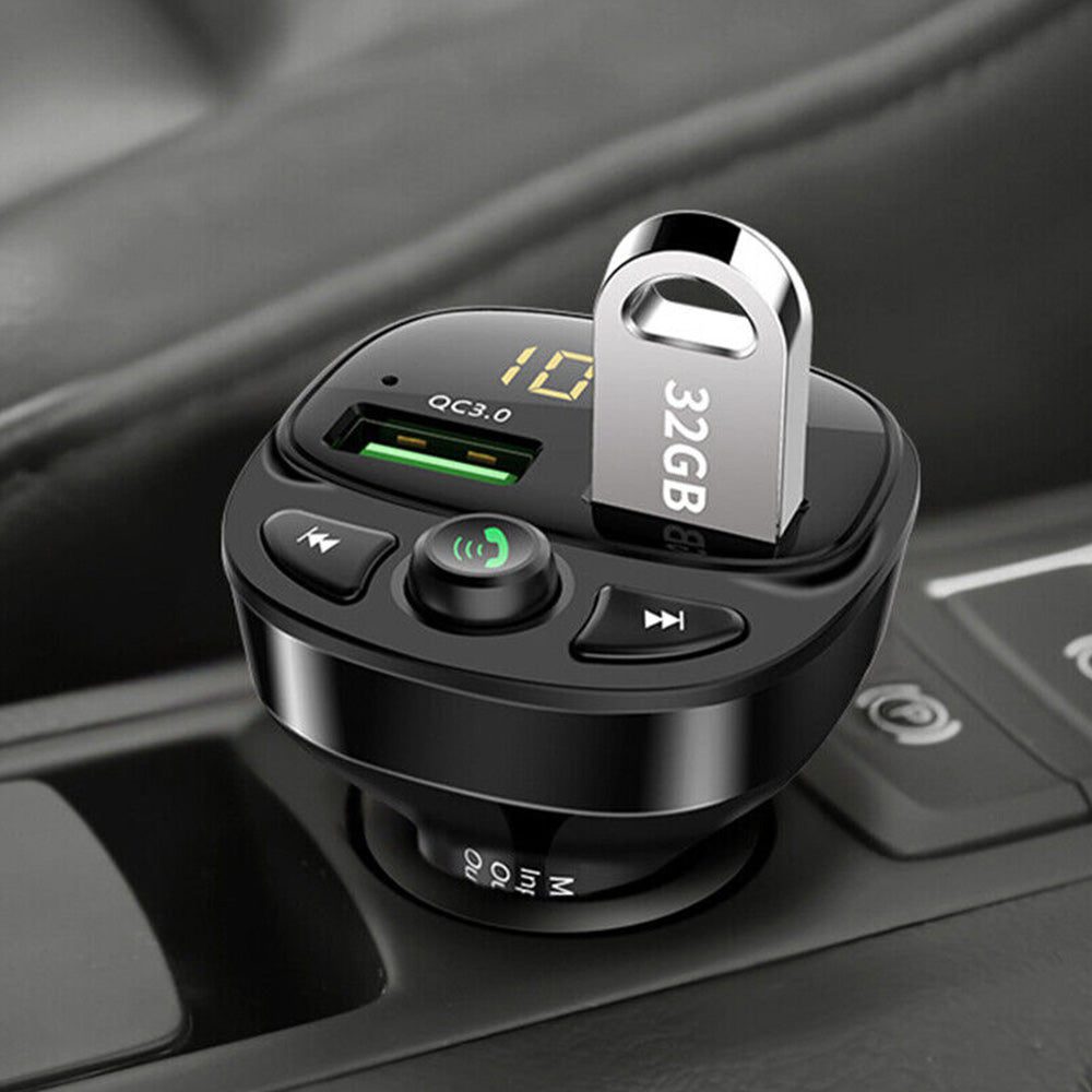 90ea9549062ccaaa3754ef468e35b450.jpg Car Phone Charger FM Transmitter Suitable for iPhone Samsung - Imagem 2