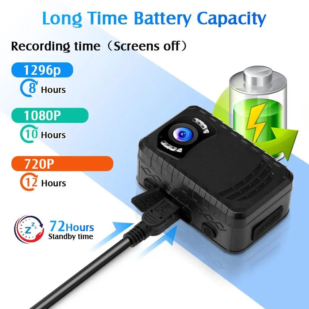 BOBLOV-N9-Mini-Body-Camera-Full-HD-1296P-Body-Mounted-Camera-Small-Portable-Night-Vision-Police_1d658a16-21e1-464f-9aa1-b9bddcf16640.jpg Mini Body Camera Full Hd Night Vision (1296P) - Imagem 5