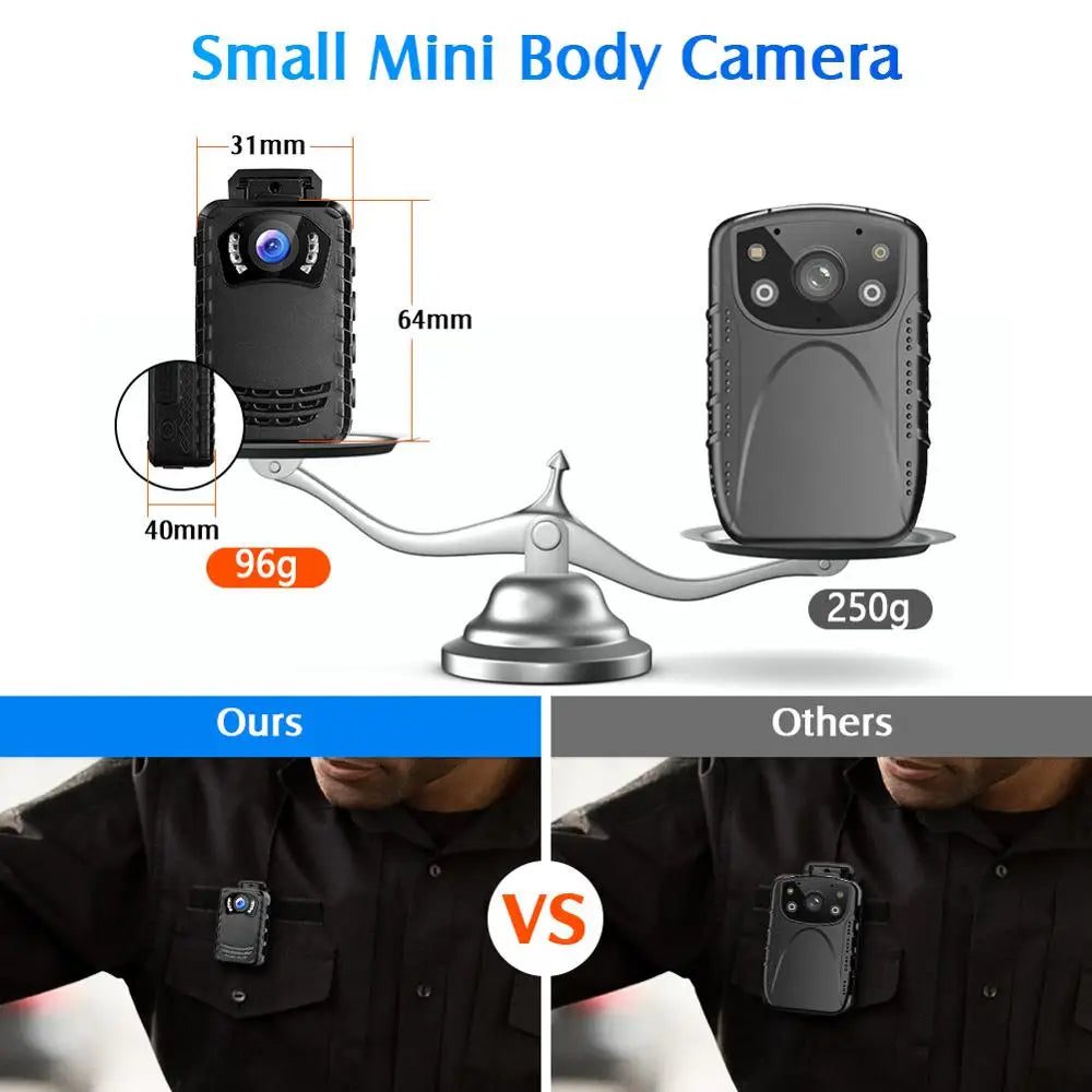 BOBLOV-N9-Mini-Body-Camera-Full-HD-1296P-Body-Mounted-Camera-Small-Portable-Night-Vision-Police_e21f53d1-5fac-4b1e-a832-9bcd71b04d5c.jpg Mini Body Camera Full Hd Night Vision (1296P) - Imagem 4