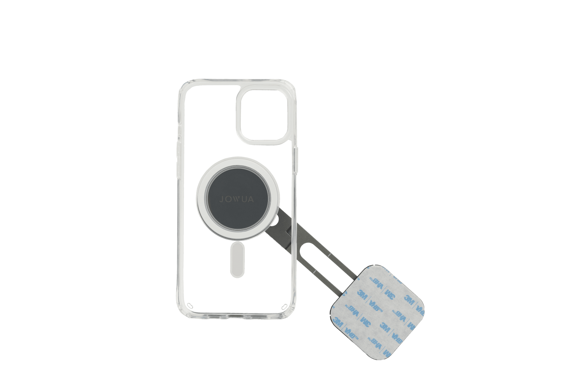 Jowua_invisiblefoldawaycarmountwithMagSafe_Case_74b85542-08d7-4467-8bd9-b537e5fa2055.png iPhone Case for Tesla Model Y / 3 Mount - MagSafe (iPhone 12 Series) - Imagem 2