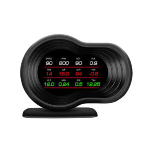 OBD2 Car HUD F9 Digital Head Up Display with Smart Alarm Black