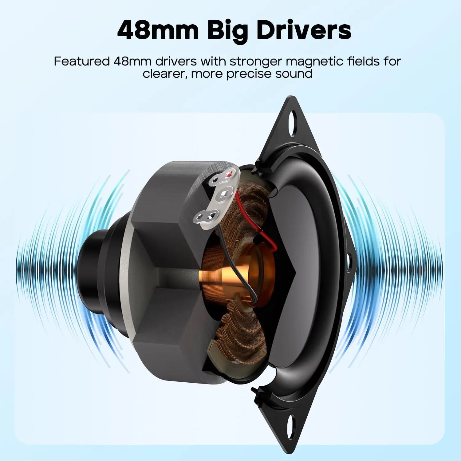 Mini Bluetooth Speake with Waterproof and 12H Playtime (Black) - Imagem 4