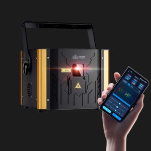 A10 ILDA DMX App Laser Light Show Projector 6W RGB for Clubs