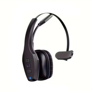 Wireless Headset with Mic and USB-C Charging