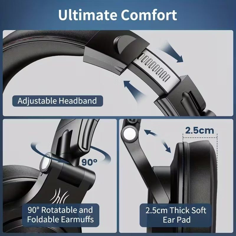 imgi_275_49abc5c1-15f8-4e8b-8a40-dbe273c8cdbf.jpg Studio & Gaming Headset with Boom Mic - Imagem 4