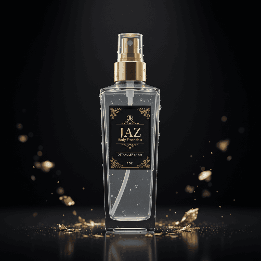 jaz-body-essentials-detangler-spray-clear-bottle.png Silken Detangler Hair Spray - Imagem 2