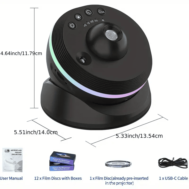 sample_product_17_17a217cf-d854-4049-aea1-a9d350a51b2f.png Galaxy Projector Light with USB and 13 Film Modes - Imagem 3
